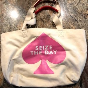 Kate Spade canvas tote